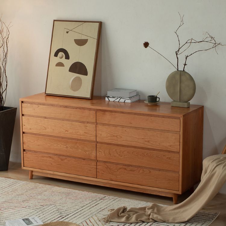 Modern Storage Chest Wooden Storage Chest Dresser with 8 Drawers Clearhalo 'Bedroom Furniture' 'Dressers & Chests' 'dressers_chests' 'furn' 'furn_dressers_chests' 'Furniture' 1200x1200_7c024308-633f-4ff7-979a-ddfb04bf3cc6