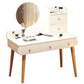 Contemporary White Vanity Dressing Table with Mirror in Solid Wood Clearhalo 'Bedroom Furniture' 'furn' 'furn_makeup_vanities' 'Furniture' 'Makeup Vanities' 'makeup_vanities' 1200x1200_7c02b8f8-f6dd-499d-a685-43eae0393368