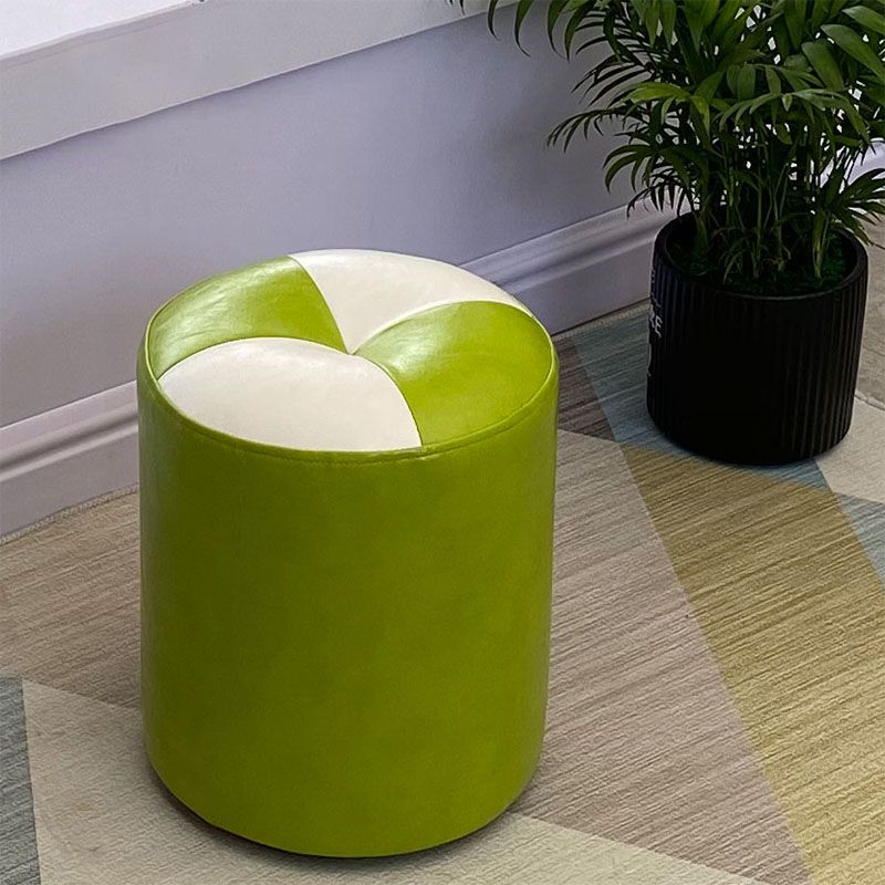 Orange Modern Pouf Water Resistant Round Pouf for Living Room Clearhalo 'furn' 'furn_ottomans_poufs' 'Furniture' 'Living Room Furniture' 'Ottomans & Poufs' 'ottomans_poufs' 1200x1200_7c043c83-05c7-400f-86ce-e30eac13c72d