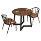 Industrial Dining Table Pine Solid Wood Table with Black Double Pedestal for Home Kitchen Dinner Clearhalo ' dining_table' 'Dining Tables & Seating' 'Dining Tables' 'furn' 'furn_dining_table' 'Furniture' 'furniture_dining_table' 'Kitchen & Dining Furniture' 'kitchen&dining_furn' 'kitchen' 'kitchen_dining_table' 1200x1200_7c0585ec-3591-4b85-8bd7-a0d0d58d9d35