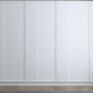 White Engineered Wood Wardrobe Closet Modern Wardrobe Armoire