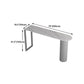 Stone Bar Dining Table Modern Bar Table with Double Pedestal for Kitchen Dining Room Clearhalo 'Bar Furniture' 'Bar Tables' 'bar_tables' 'furn' 'furn_bar_tables' 'Furniture' 'furniture_bar_tables' 'Kitchen & Dining Furniture' 1200x1200_7c0638e1-1721-4c0f-868b-8beaafbcf525