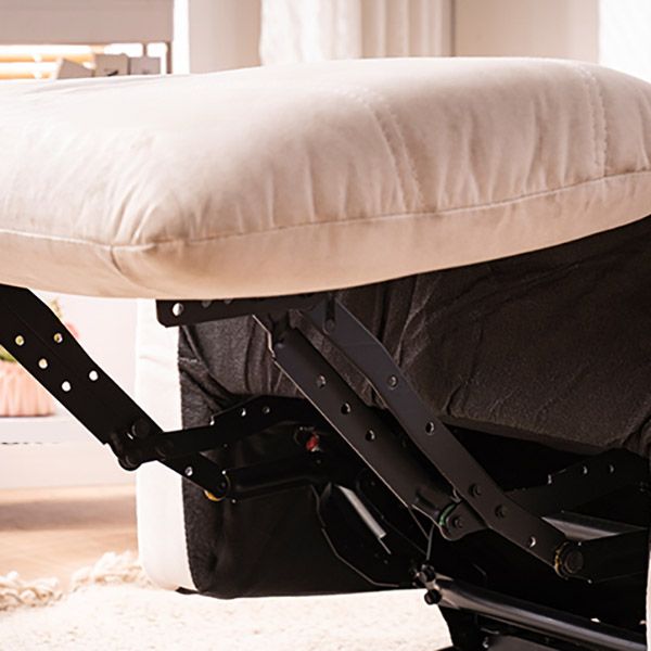 Sedia reclinabile in pelle manuale di reclinabile a pezzi di poltrone.