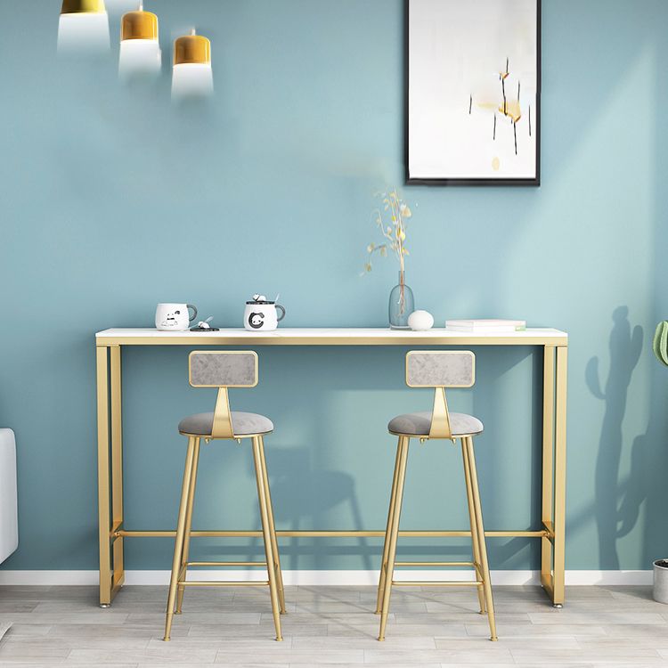 White Modern Marble Counter Wine Table Rectangle Footrest Bar Height Cocktail Table Clearhalo 'Bar Furniture' 'Bar Tables' 'bar_tables' 'furn' 'furn_bar_tables' 'Furniture' 'furniture_bar_tables' 'Kitchen & Dining Furniture' 'kitchen&dining_furn' 'kitchen' 1200x1200_7c0c2a06-9dc6-4c93-b4b5-61918696bd58