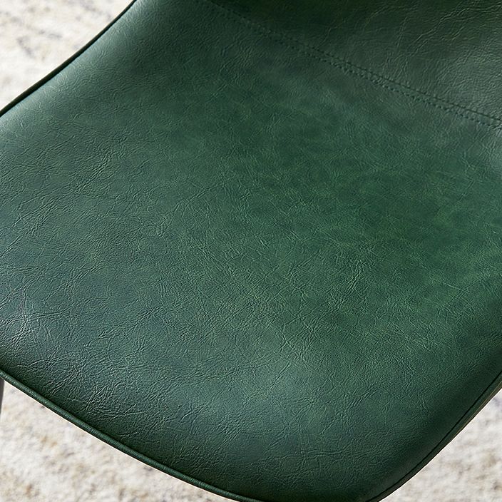 Glam Style Leather Dining Chairs for Kitchen Solid Back Armless Chairs Clearhalo ' kitchen&dining_furn' 'Dining Chairs' 'Dining Tables & Seating' 'dining_chair' 'furn' 'furn_dining_chair' 'Furniture' 'furniture_dining_chair' 'Kitchen & Dining Furniture' 'kitchen' 1200x1200_7c0c7230-8641-40fe-998e-0a1ecc7a4d5f