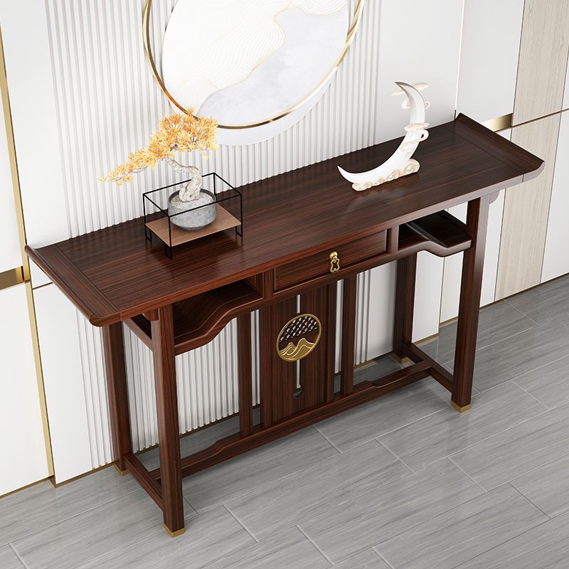 Tavolo della console contemporanea a forma di rettangolo tavolo da divano console marrone per hall
