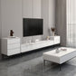 White TV Media Console Contemporary TV Stand Console with Drawers Clearhalo 'furn' 'furn_tv_stands_entertainment_centers' 'Furniture' 'Living Room Furniture' 'TV Stands & Entertainment Centers' 'TV Stands & Media Storage Furniture' 'tv_stands_entertainment_centers' 1200x1200_7c103e06-e6f0-4fcf-837e-010e7da6e072