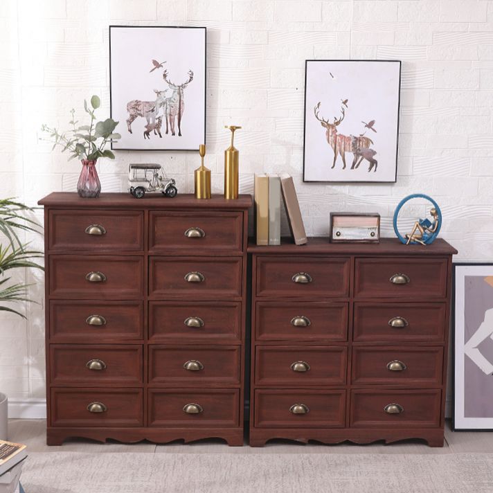 11.8" D Traditional Solid Wood Storage Chest Vertical Storage Chest Dresser with Drawers Clearhalo 'Bedroom Furniture' 'Dressers & Chests' 'dressers_chests' 'furn' 'furn_dressers_chests' 'Furniture' 1200x1200_7c13855f-cb1c-482b-9e07-4a152d042cf7