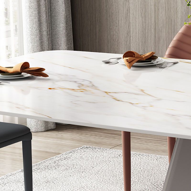 1/4/6/9 Pcs Dining Chairs Set White Rectangular Dining Set with Leather Chairs Clearhalo 'Dining Room Sets' 'Dining Tables & Seating' 'dining_room_set' 'furn' 'furn_dining_room_set' 'Furniture' 'furniture_dining_room_set' 'Kitchen & Dining Furniture' 'kitchen&dining_furn' 'kitchen' 1200x1200_7c1419e5-1ee2-4bae-b746-d0ad5da825ce