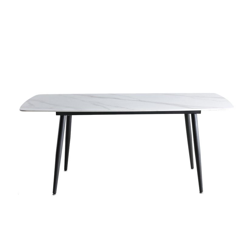 Contemporary Table Set with Sintered Stone Table and Upholstered Chairs Clearhalo 'Dining Room Sets' 'Dining Tables & Seating' 'dining_room_set' 'furn' 'furn_dining_room_set' 'Furniture' 'furniture_dining_room_set' 'Kitchen & Dining Furniture' 'kitchen&dining_furn' 'kitchen' 1200x1200_7c15c94a-fc35-4a18-a1bd-0630580e71ad