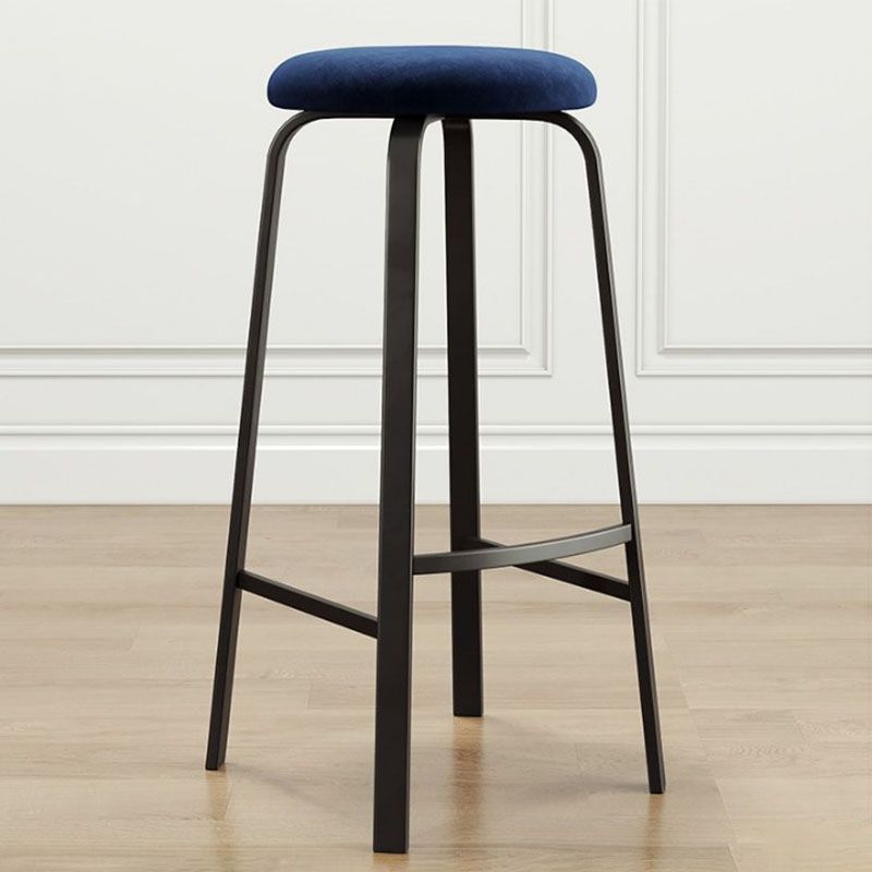 Modern Stackable Footrest Barstool Matte Finish Upholstered Home Stool Clearhalo 'Bar Furniture' 'Bar Stools' 'bar_stools' 'furn' 'furn_bar_stools' 'Furniture' 'furniture_bar_stools' 'Kitchen & Dining Furniture' 1200x1200_7c17efe4-3d2f-4c79-b2d1-048edf1e1e76