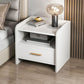 Wooden Bedside Cabinet Modern Minimalist Bedside Table with Drawers