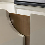 Tavolo moderno tavolo da tavolo ingegnerizzato in legno con porte per sala da pranzo