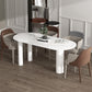 Metal Contemporary White Dining Table Sintered Stone Top Table for Dining Room Clearhalo ' dining_table' 'Dining Tables & Seating' 'Dining Tables' 'furn' 'furn_dining_table' 'Furniture' 'furniture_dining_table' 'Kitchen & Dining Furniture' 'kitchen&dining_furn' 'kitchen' 'kitchen_dining_table' 1200x1200_7c1a6d09-d034-4165-af02-8a5d93427791