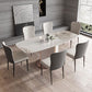 dern 1/2/3/5/7 Pieces Dining Set Sintered Stone Dining Table Set with Leather Chairs Clearhalo 'Dining Room Sets' 'Dining Tables & Seating' 'dining_room_set' 'furn' 'furn_dining_room_set' 'Furniture' 'furniture_dining_room_set' 'Kitchen & Dining Furniture' 'kitchen&dining_furn' 'kitchen' 1200x1200_7c1aea33-2b18-401a-93f4-4a9f5d0a8cdd