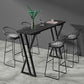 Modern Style Bistro Bar Table Rectangle Stone Top Bar Table for Dining Room Clearhalo 'Bar Furniture' 'Bar Tables' 'bar_tables' 'furn' 'furn_bar_tables' 'Furniture' 'Kitchen & Dining Furniture' 1200x1200_7c1bbd04-325a-40c6-ace1-729f9f1771d6