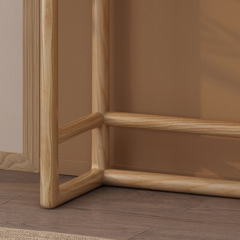 1 Drawer Console Table Solid Wood 34.65-inch Tall Accent Table