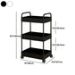 Moderno libreria etagere aperta scaffale in metallo scaffale in plastica scaffale con ruote di caster