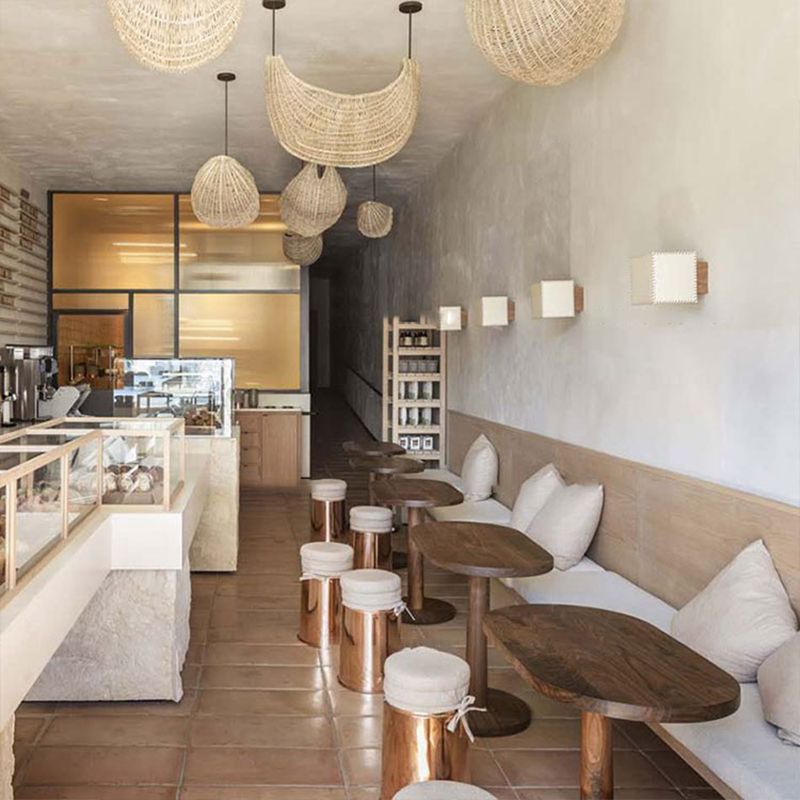 Tavolino scandinavo tavolino in legno set di tavolini per soggiorno