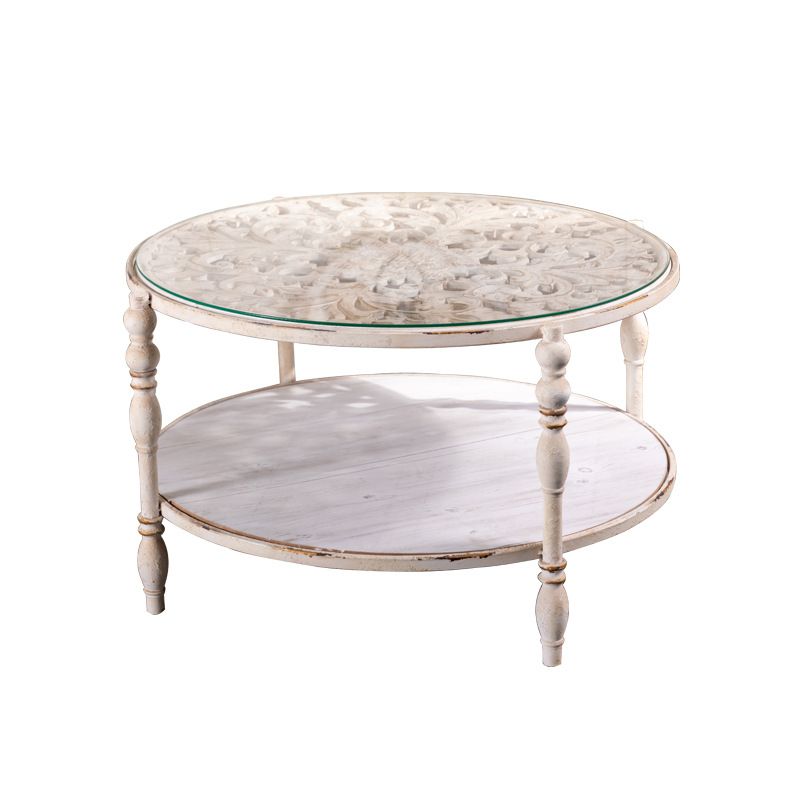 Tavolino di campagna da 19 "H Tavolo da metallo Accento Round Accent