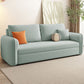 Contemporary 30.7"H Microfiber Square Arm Sofa Bed for Apartment