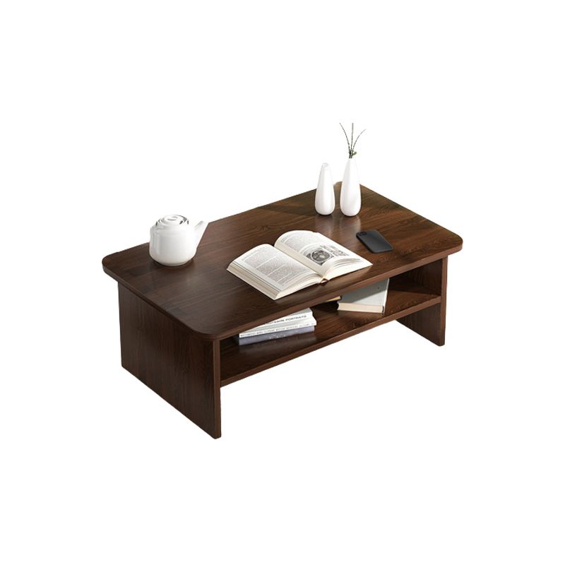 12.5"/15.7" Tall Modern Sled Base Wood Rectangular Table Top Coffee Table Clearhalo 'Coffee & Accent Tables' 'Coffee Tables' 'coffee_tables' 'furn' 'furn_coffee_tables' 'Furniture' 'furniture_coffee_tables' 'Living Room Furniture' 1200x1200_7c2479a4-bd7b-48dc-b1fd-8891c611aaa0