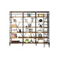 Modern Style Open Back Bookshelf Standard Metal Bookcase in Black Clearhalo 'Bookcases' 'furn' 'furn_bookcases' 'Furniture' 'Office Furniture' 1200x1200_7c24d635-45e6-4736-aac9-e88cce5c1bfa