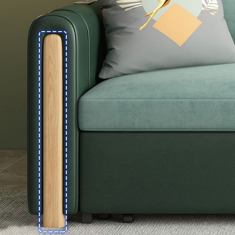 Canapé de canapé de lit convertible convertible avec oreillers avec oreillers