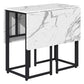 Houten eetset 1/2/3/5/7 stuks opvouwbare eettafel en stoelen