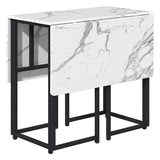 Ensemble de restauration en bois 1/2/3/5/7 PCS Table et chaises pliantes PCS