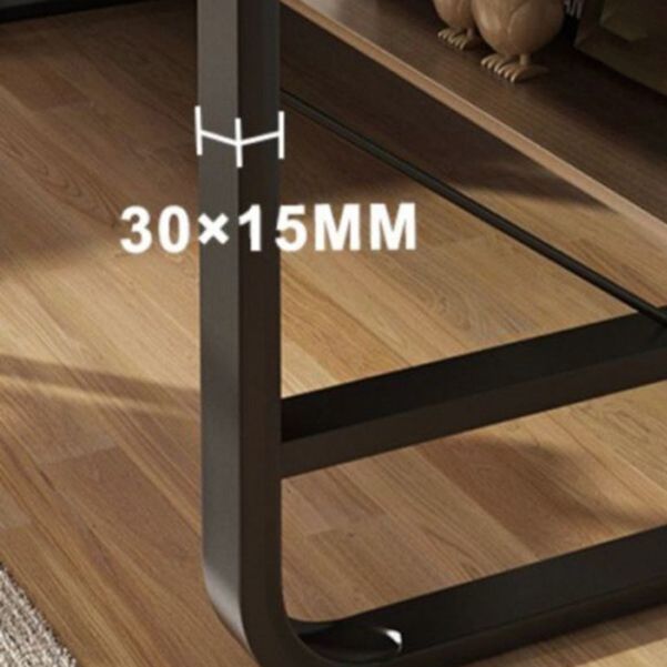 Scrivania industriale rettangolare da 60 "scrivania in legno di larghezza