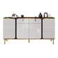 Sideboard Glam Sideboard con cassetto in pietra e sideboard a buffet in legno