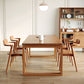 Modern Rectangle Counter Dining Table Trestle Solid Wood Natural Dining Site Table Clearhalo 'Dining Tables & Seating' 'Dining Tables' 'dining_table' 'furn' 'furn_dining_table' 'Furniture' 'furniture_dining_table' 'Kitchen & Dining Furniture' 1200x1200_7c2af4bb-31e2-4594-b203-82d6c85a387b