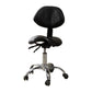 Modern Desk Chair with Wheels Leather Desk Chair in White/Black Clearhalo 'furn' 'furn_office_chair' 'Furniture' 'Office Chairs' 'Office Furniture' 'office_chair' 1200x1200_7c2cf504-5469-4a18-b555-cee407a19bd8
