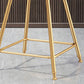 Glam Round Bar and Counter Stool Low Back Stool with 4 Legs in Gold Clearhalo 'Bar Furniture' 'Bar Stools' 'bar_stools' 'furn' 'furn_bar_stools' 'Furniture' 'furniture_bar_stools' 'Kitchen & Dining Furniture' 1200x1200_7c2e5c0d-4c5f-4b56-abd0-594cce474993