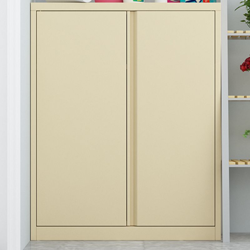 Armoire à accent moderne armoire de rangement beige avec résistant à l'eau
