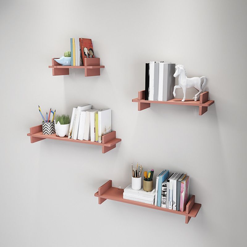 Contemporary Floating Bookshelf 5.9"H Manufactured Wood Bookcase