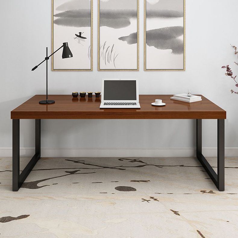 Solid Wood Natural Rectangular Writing Desk Modern Meeting Desk for Office Clearhalo 'furn' 'furn_office_desk' 'Furniture' 'Office Desks' 'Office Furniture' 'office_desk' 1200x1200_7c31a84a-8c5c-4ddf-a02a-385366b12c99