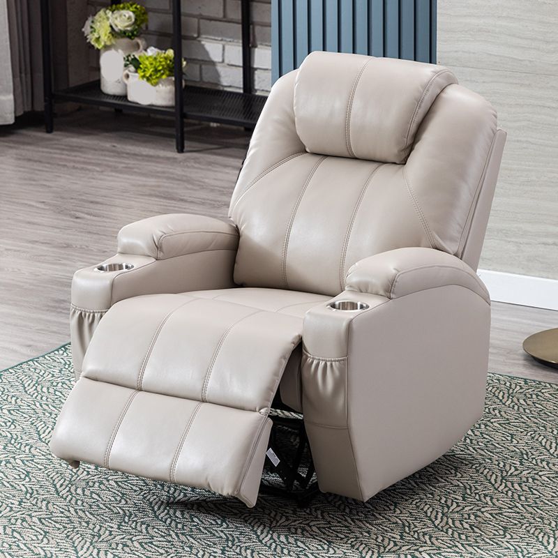 Recliner contemporanea per la casa con porta e braccia