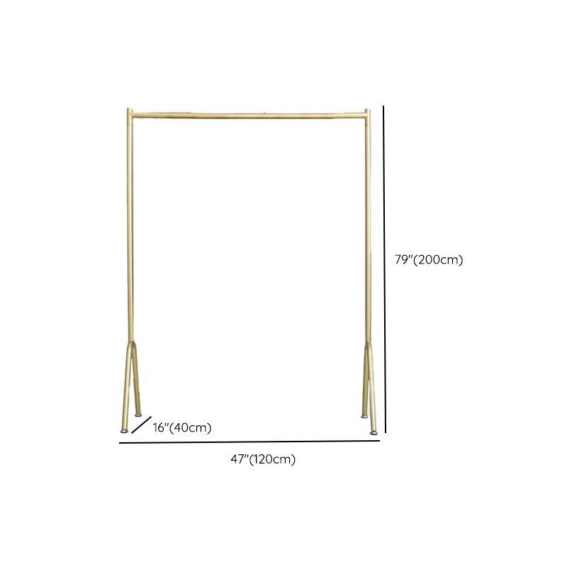 Glam Entryway Coat Rack Metal Framed Hanging Rail Coat Hanger for ...