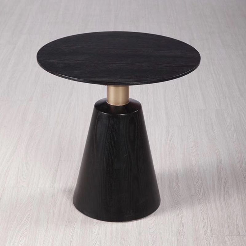 Contemporary Solid Wood Pedestal Round Living Room Side End Table Clearhalo 'Coffee & Accent Tables' 'End & Side Tables' 'end_side_tables' 'furn' 'furn_end_side_tables' 'Furniture' 'Living Room Furniture' 1200x1200_7c361d87-7317-4f34-bd3d-e0ac71ecab28