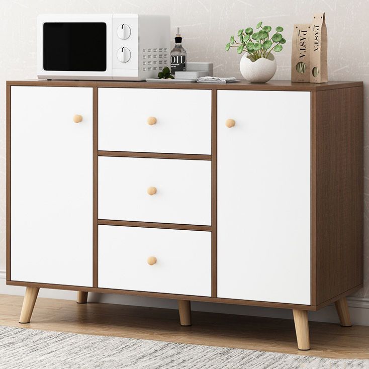 Sideboard ingegnerizzato in stile contemporaneo Sideboard in legno con mobile