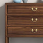 Dark Brown 3 Drawers Chest 14.97" Wide Solid Wood Accent Chest Clearhalo 'Cabinets & Chests' 'cabinets_chests' 'furn' 'furn_cabinets_chests' 'Furniture' 'Living Room Furniture' 1200x1200_7c3a76d8-5d63-4840-851f-45f8aaa7dd72