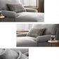 Chaise lounge acolchado moderno con brazos enrollados para dormitorio