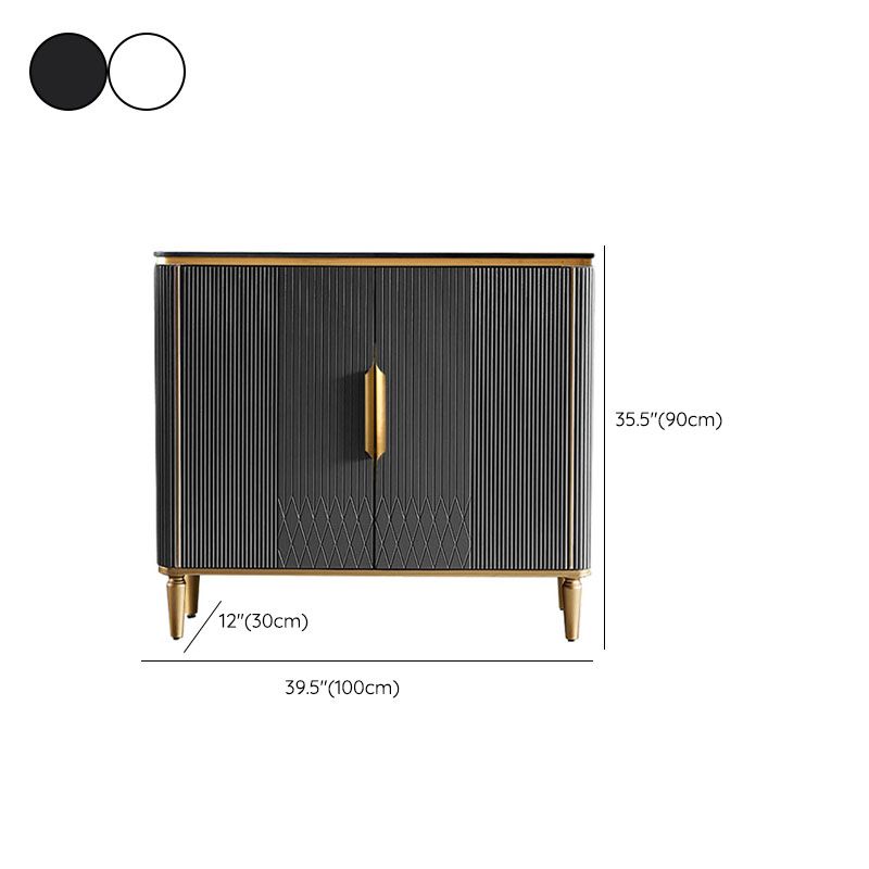 Server da pranzo in legno ingegnerizzato a buffet di lusso leggero per cucina