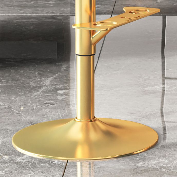 Glam Jewelry Shop Adjustable Height Stool Matte Finish Leather Barstool Clearhalo 'Bar Furniture' 'Bar Stools' 'bar_stools' 'furn' 'furn_bar_stools' 'Furniture' 'furniture_bar_stools' 'Kitchen & Dining Furniture' 1200x1200_7c3c3bd8-586b-4da3-9ab8-163703cd2b29