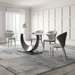 Glam Style Dining Sintered Stone Table Dining Rectangle Table with Metal Legs Clearhalo 'Dining Tables & Seating' 'Dining Tables' 'dining_table' 'furn' 'furn_dining_table' 'Furniture' 'Kitchen & Dining Furniture' 1200x1200_7c3d2864-207f-49f6-a9d4-be0d4869490f