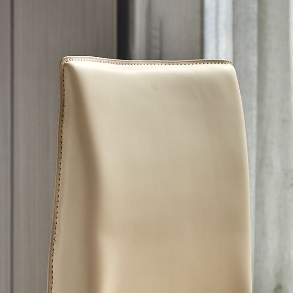 Leather Armless Dining Chairs Home Upholstered Side Chairs with Metal Legs Clearhalo ' kitchen&dining_furn' 'Dining Chairs' 'Dining Tables & Seating' 'dining_chair' 'furn' 'furn_dining_chair' 'Furniture' 'furniture_dining_chair' 'Kitchen & Dining Furniture' 'kitchen' 1200x1200_7c3e4579-78df-40e7-8982-9d4012c1befd