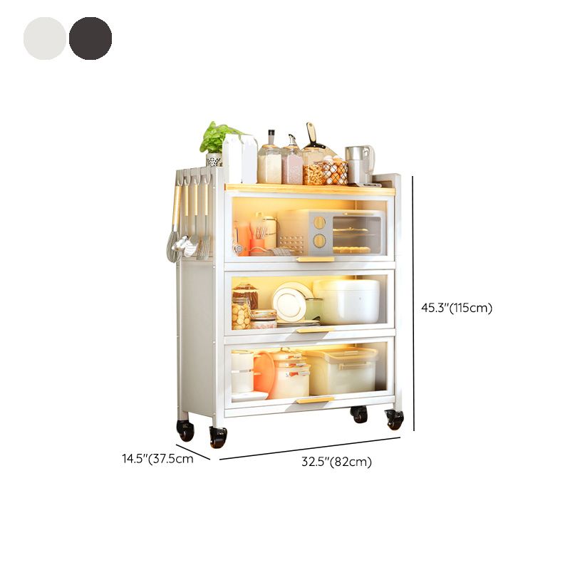 Servidor de comedor de metal contemporáneo de servidor buffet para comedor