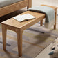 17.72" H Modern Oak Wood Seating Bench with Legs For Bedroom Clearhalo 'Benches' 'Chairs & Seating' 'furn' 'furn_benches' 'Furniture' 'Living Room Furniture' 1200x1200_7c43193a-e88a-4dcb-a753-e13bbe7de0bd